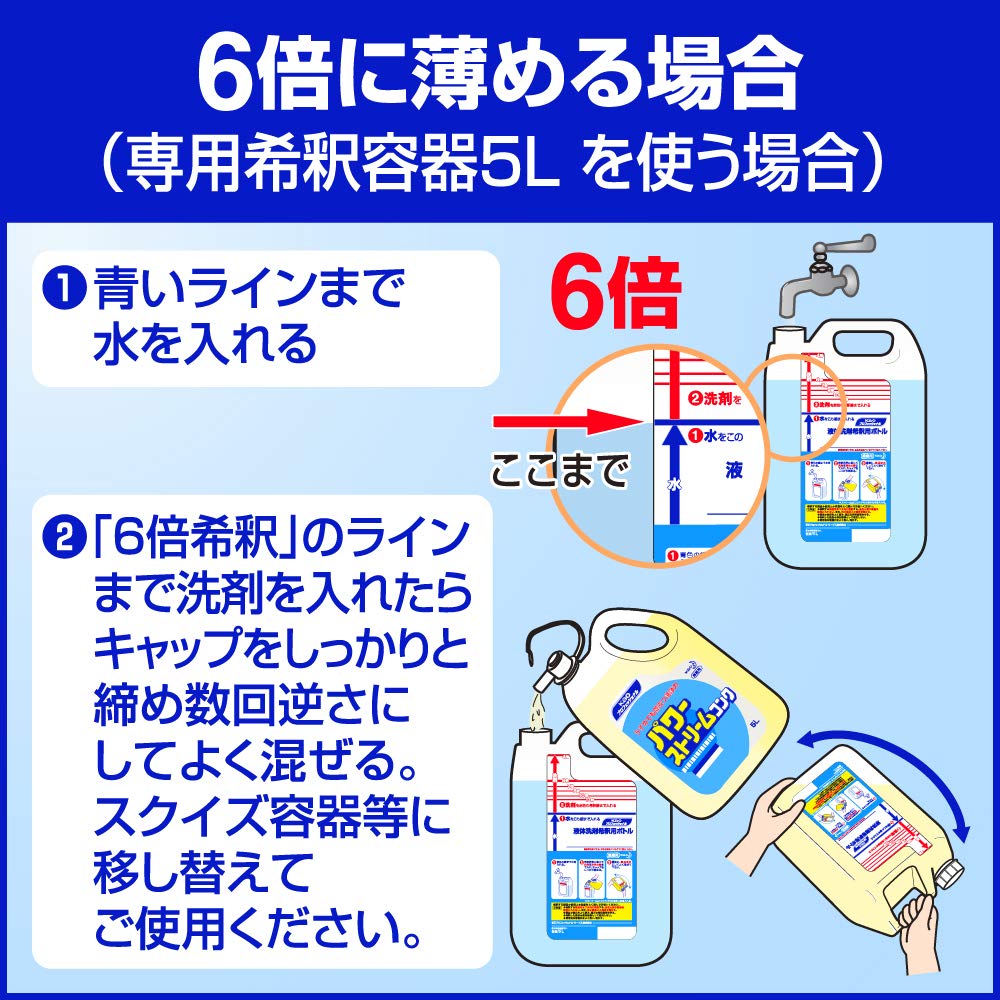 【まとめ買い】パワーストリームコンク業務用５Ｌ 容量5000ML×2点セット 食器用洗剤