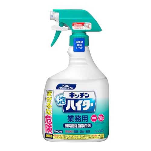 【まとめ買い】キッチン泡ハイター業務用１０００ＭＬ 容量1000ML×6点セット 食器用漂白