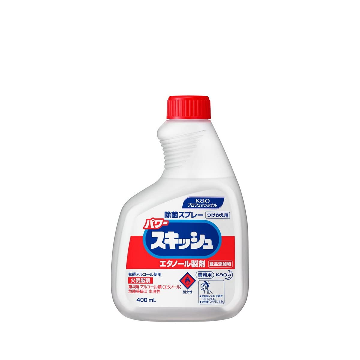 【まとめ買い】パワースキッシュつけかえ用４００ＭＬ業務用エタノール製剤 容量400ML×12点セット 食器用漂白