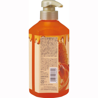 【まとめ買い】ディブ　マヌカハニー　ジェルボディウォッシュ　本体 容量500ML×20点セット 熊野油脂 ボディソープ