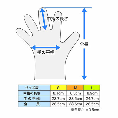 【まとめ買い】ゆうゆうグローブＰＥクリアＬ 容量200ﾏｲ×20点セット 使い捨て手袋