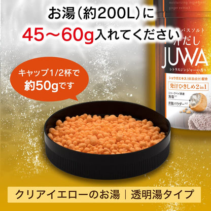 【まとめ買い】汗だしＪＵＷＡシトラスジンジャーの香り５００ｇ 容量500G×12点セット 白元アース 入浴剤