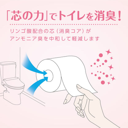 【まとめ買い】クリネックス　システィ　４ロール（ダブル）＜ハピネスピンク＞容量4ｺ×10点セットトイレットペーパー