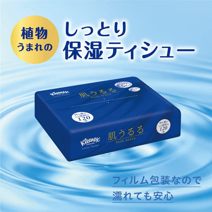 【まとめ買い】ＫＬＸティシューローション肌うるる　ソフトパック　１２０組 容量120ｺ×24点セット日本製紙クレシア ティッシュ