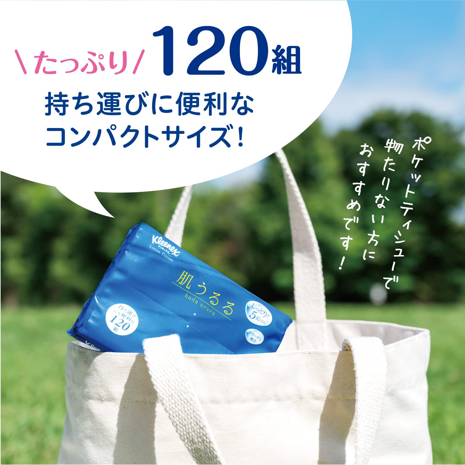 【まとめ買い】ＫＬＸティシューローション肌うるる　ソフトパック　１２０組 容量120ｺ×24点セット日本製紙クレシア ティッシュ