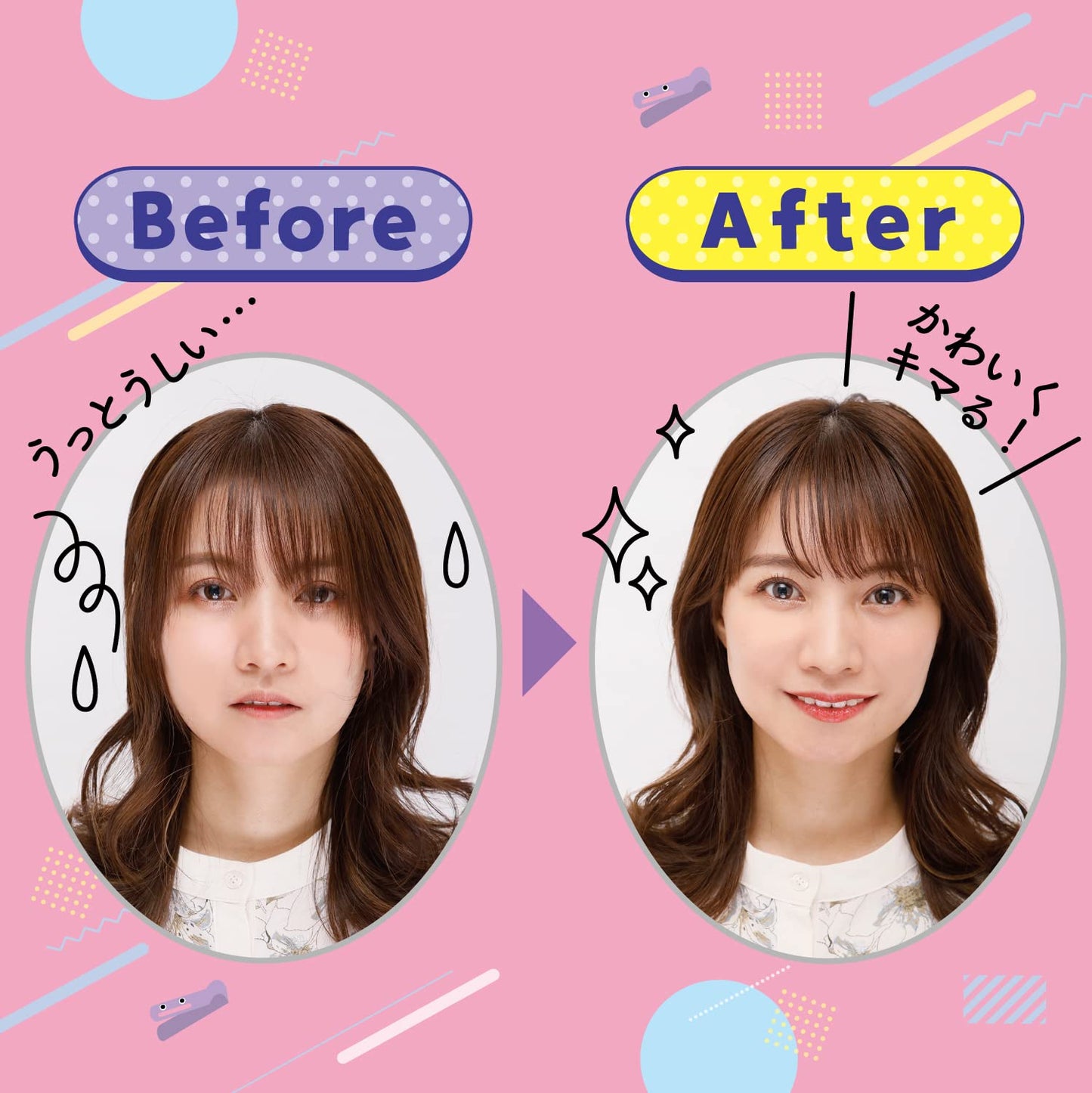 【まとめ買い】ヘアカットモンスターかんたん前髪セルフカッター 容量1ｺ×6点セット フェザー安全剃刃 美容小物