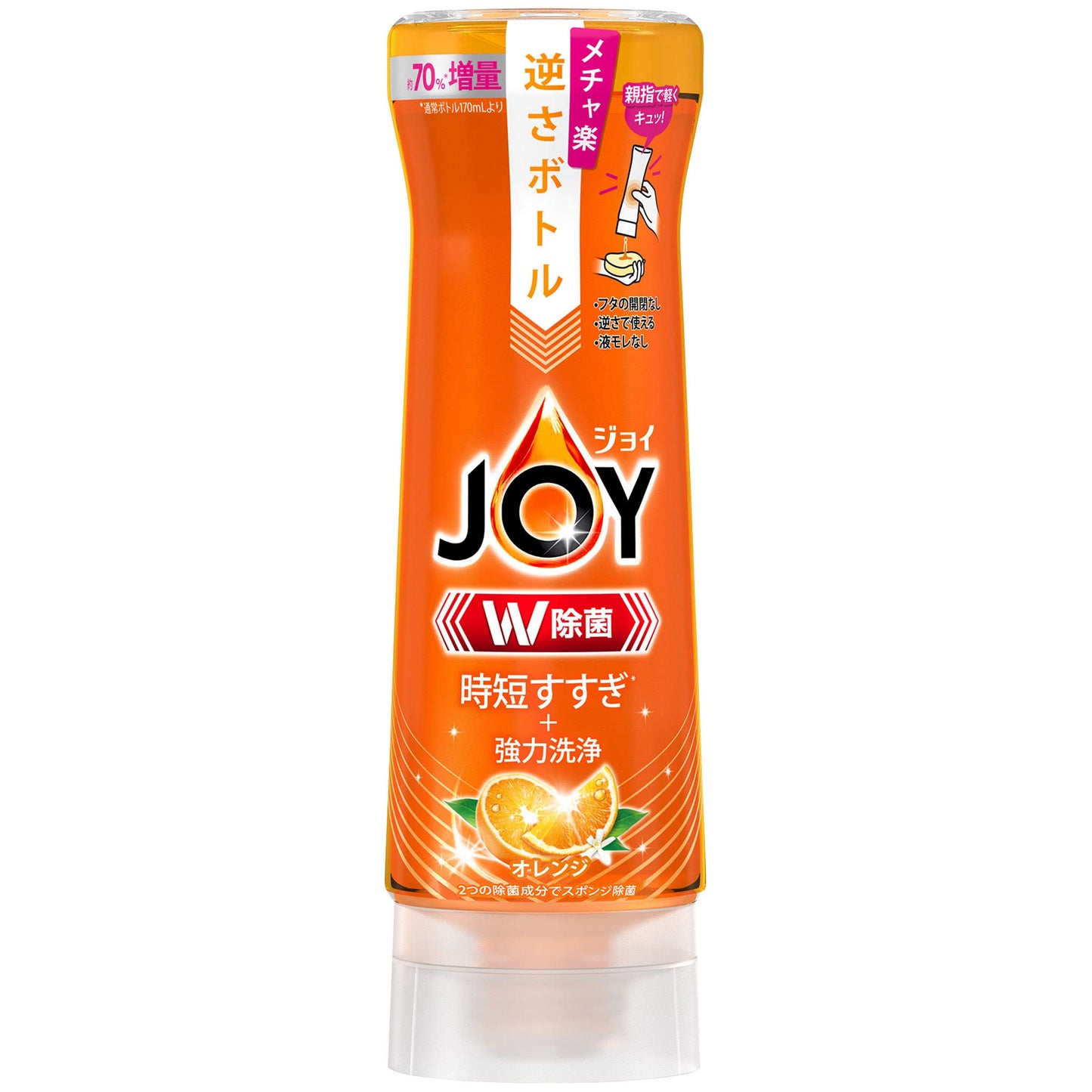 【まとめ買い】除菌ジョイコンパクト　バレンシアオレンジの香り　逆さボトル 容量290ML×20点セット Ｐ＆Ｇ 食器用洗剤