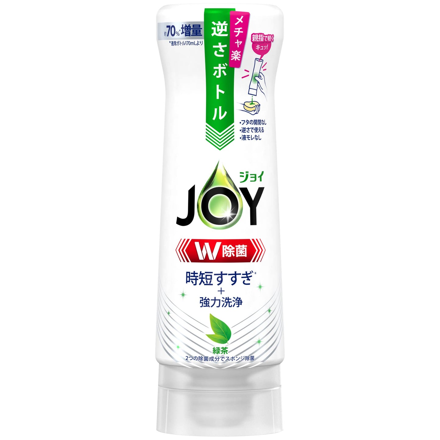 【まとめ買い】除菌ジョイコンパクト　緑茶の香り　逆さボトル 容量290ML×20点セット Ｐ＆Ｇ 食器用洗剤