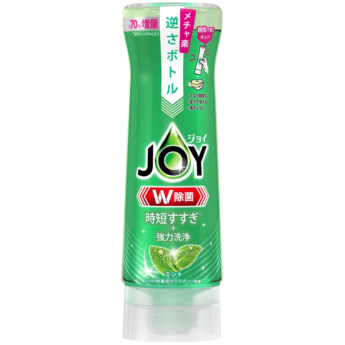 【まとめ買い】除菌ジョイコンパクト　ローマミントの香り　逆さボトル 容量290ML×20点セット Ｐ＆Ｇ 食器用洗剤