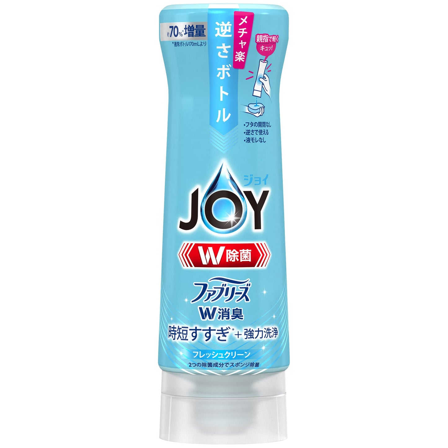 【まとめ買い】除菌ジョイコンパクトＷ消臭　フレッシュクリーン　逆さボトル 容量290ML×20点セット Ｐ＆Ｇ 食器用洗剤