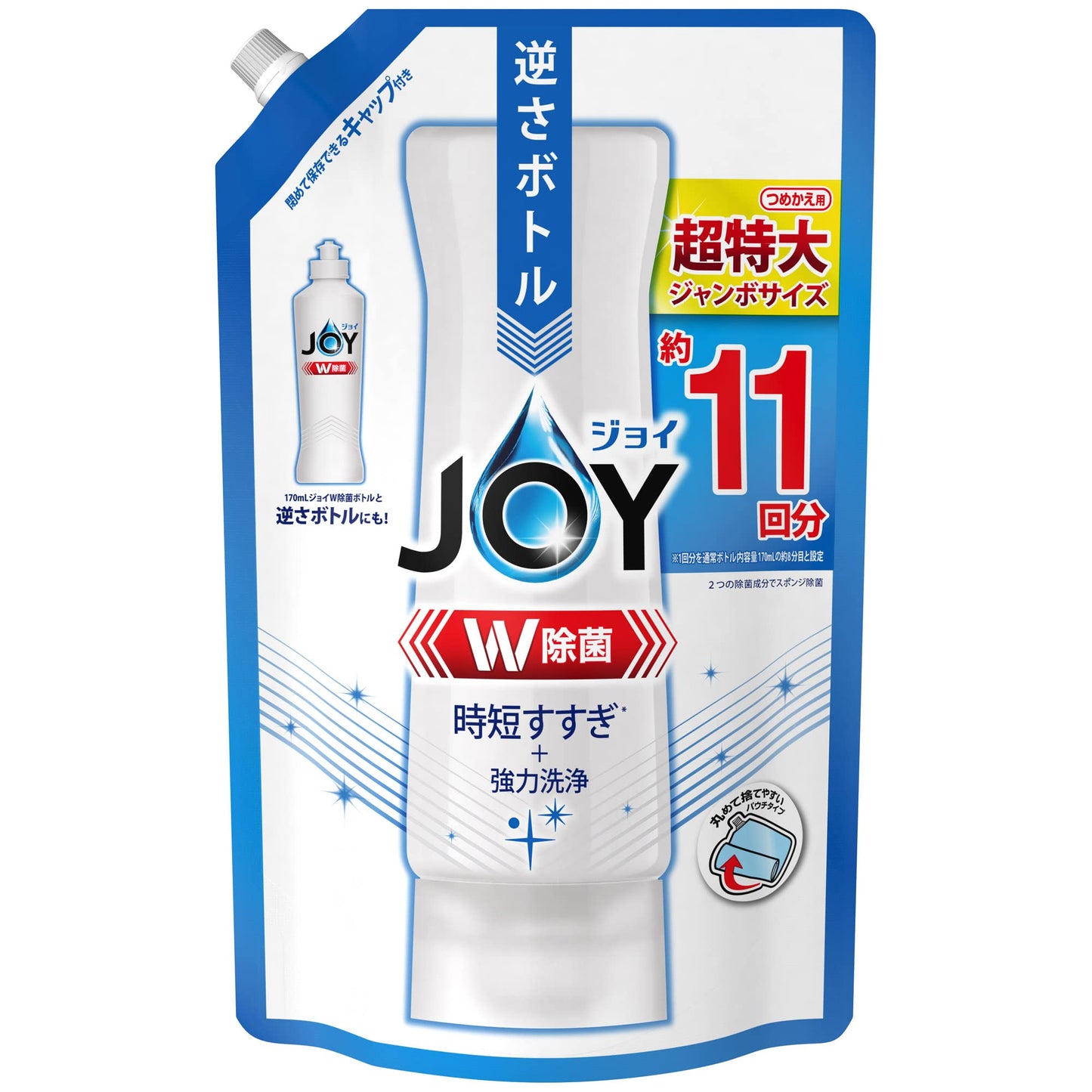 【まとめ買い】除菌ジョイコンパクト　詰替ジャンボサイズ 容量1425ML×6点セット Ｐ＆Ｇ 食器用洗剤