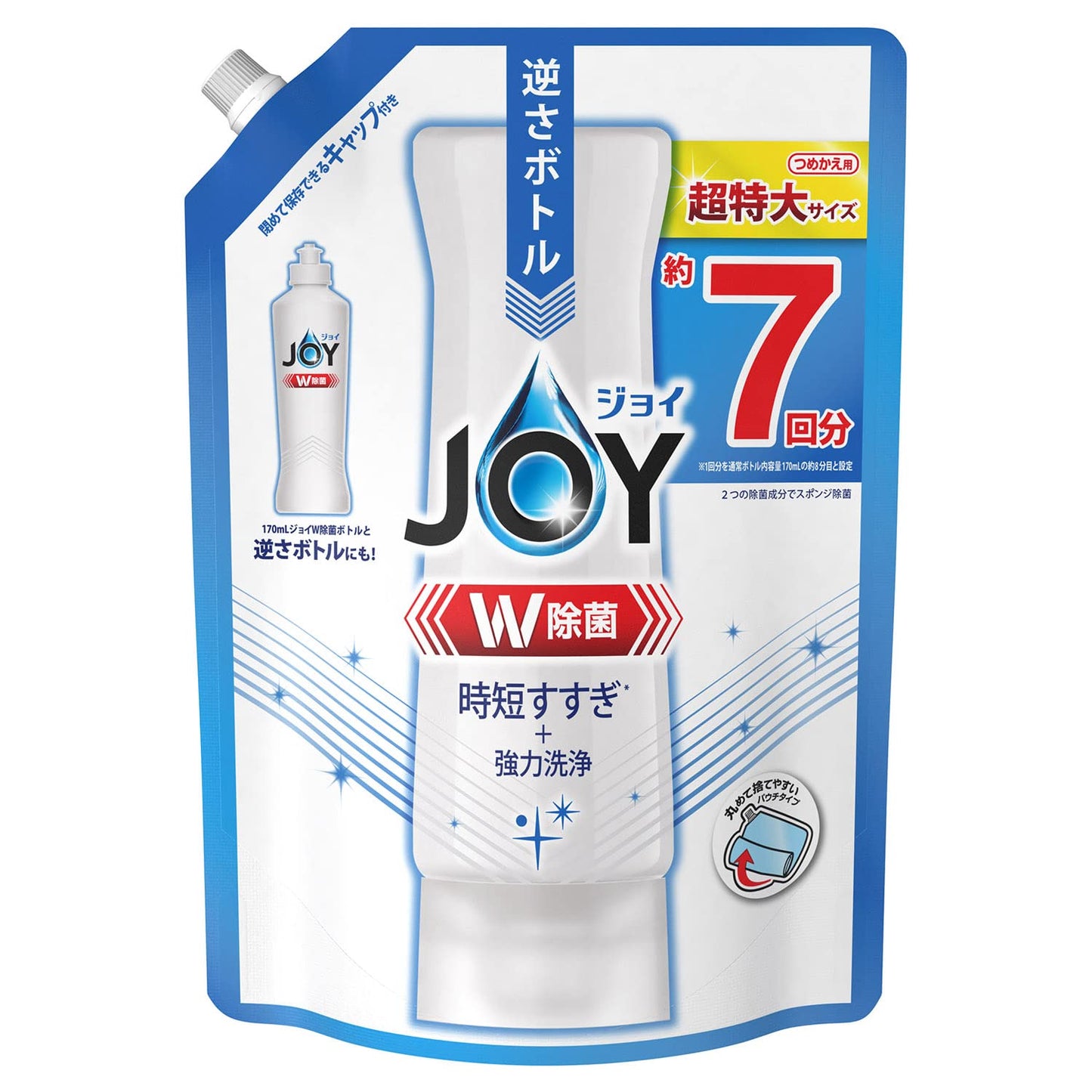 【まとめ買い】除菌ジョイコンパクト　超特大 容量910ML×8点セット Ｐ＆Ｇ 食器用洗剤