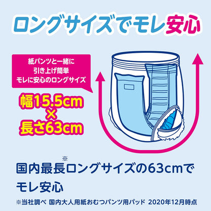 【まとめ買い】アテント紙パンツ用さらさらパッド通気性プラス６回吸収２４枚 容量24ﾏｲ×4点セット 大王製紙 大人用オムツ