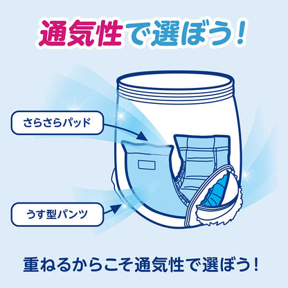【まとめ買い】アテント紙パンツ用さらさらパッド通気性プラス６回吸収２４枚 容量24ﾏｲ×4点セット 大王製紙 大人用オムツ