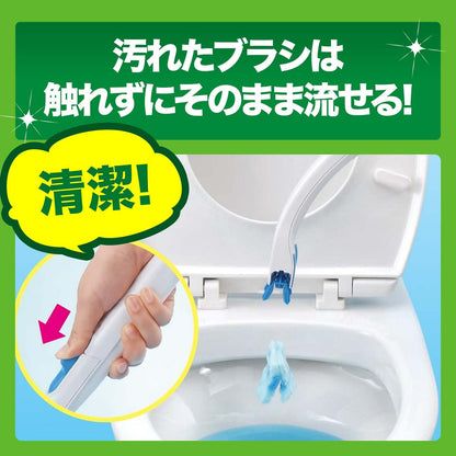 【まとめ買い】スクラビングバブル　流せるトイレブラシ　ホワイトブロッサム替えジャンボ容量24コ×12点セット住居洗剤・トイレ用