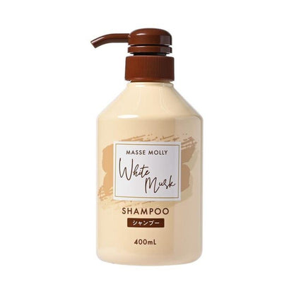 【まとめ買い】ＭＡＳＳＥＭＯＬＬＹ　ホワイトムスクシャンプー 容量400ML×20点セット コスメステーション シャンプー