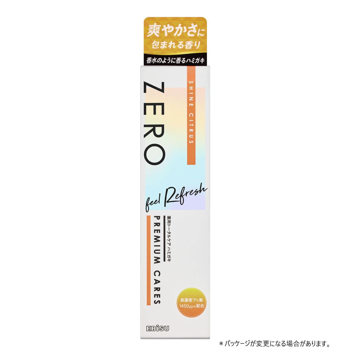 【まとめ買い】ＥＰ－０１３１　ゼロプレミアムケアズ　リフレッシュ・９０ｇ 容量90G×6点セット エビス 歯磨き