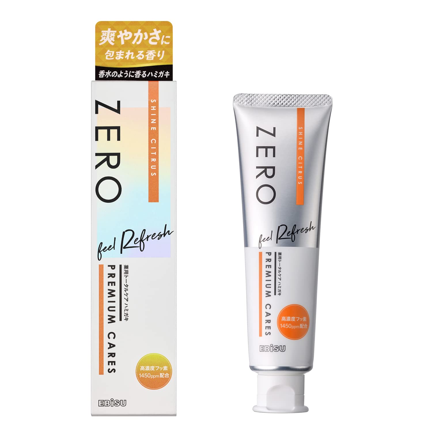 【まとめ買い】ＥＰ－０１３１　ゼロプレミアムケアズ　リフレッシュ・９０ｇ 容量90G×6点セット エビス 歯磨き