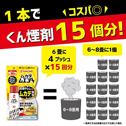 【まとめ買い】ムカデムエンダー　６０プッシュ 容量28ML×20点セット 大日本除虫菊（金鳥） 殺虫剤・ムカデ