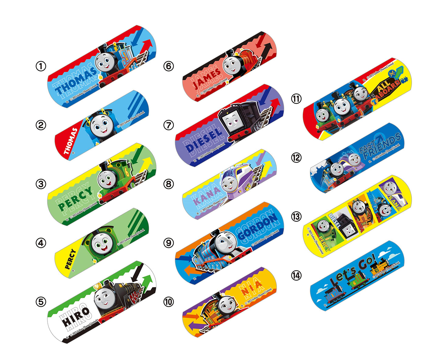 【まとめ買い】救急ばんそうこう　きかんしゃトーマス 容量18ﾏｲ×12点セット バンダイ 絆創膏