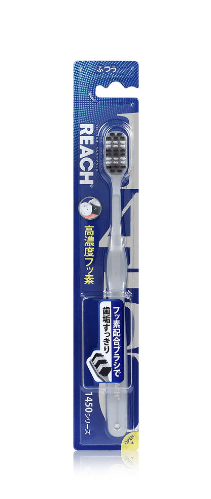 【まとめ買い】リーチ　１４５０歯ブラシ　ふつう 容量1ﾎﾝ×12点セット 銀座ステファニー 歯ブラシ