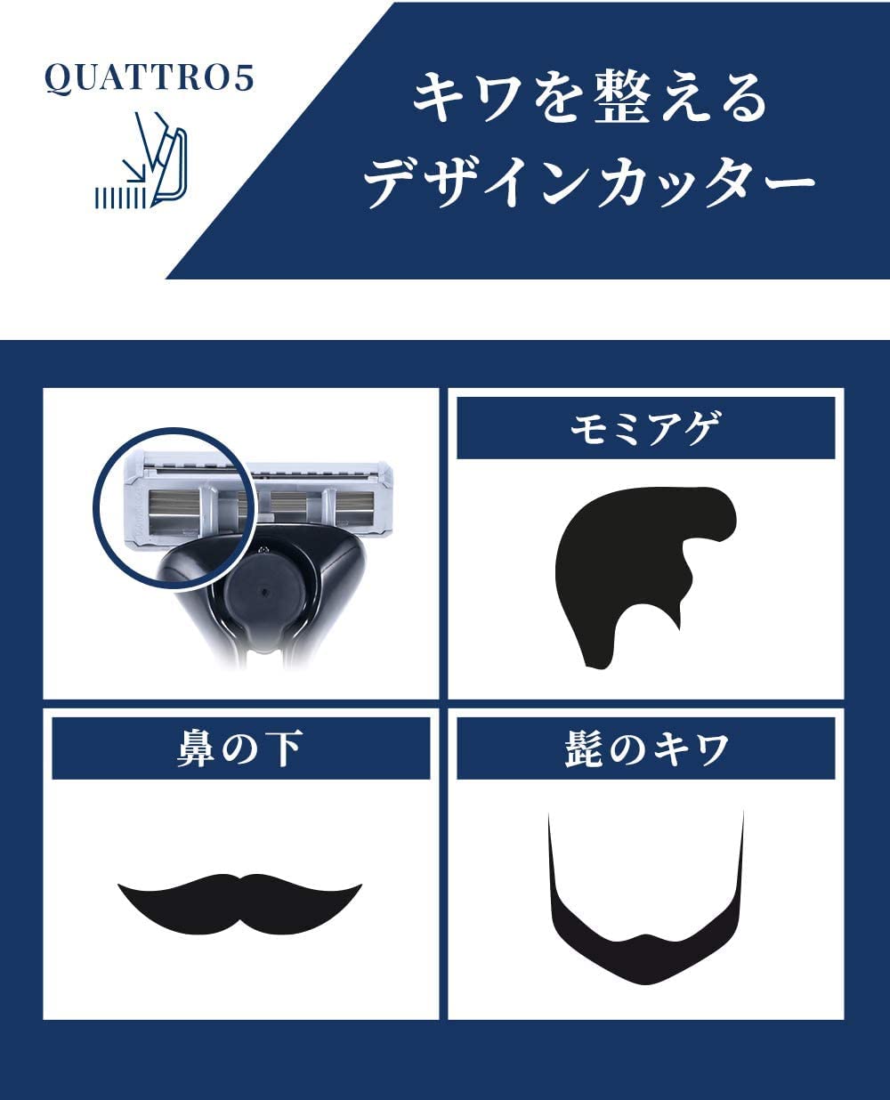 【まとめ買い】クアトロ５チタニウム　ホルダー（刃付き＋替刃１コ） 容量1ﾎﾝ×6点セットシック(Schick) 男性用カミソリ