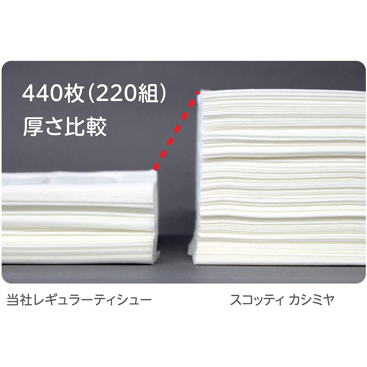 【まとめ買い】スコッティ　カシミヤ　エレガント 容量220ｺ×10点セット 日本製紙クレシア ティッシュ