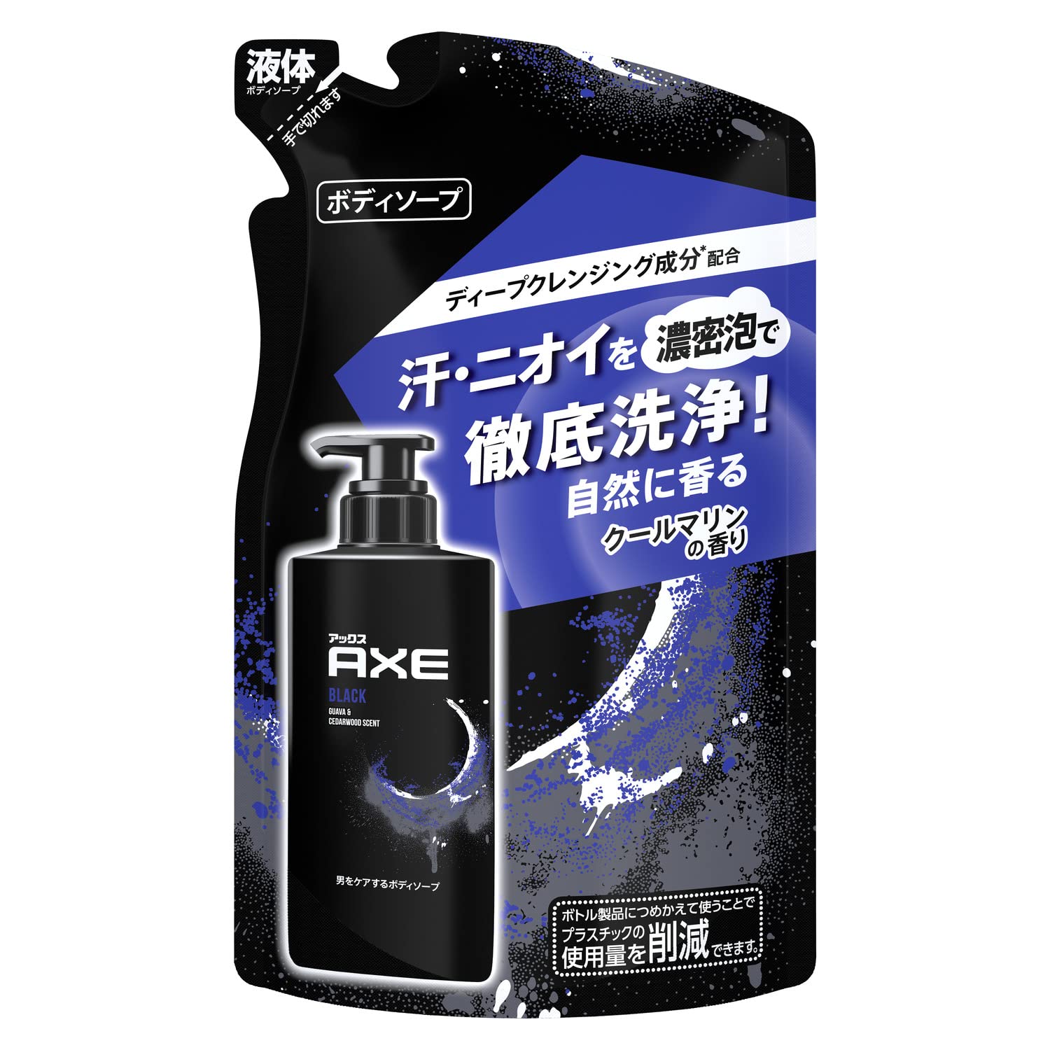 【まとめ買い】アックス　フレグランス　ボディソープ　ブラック　つめかえ用　２８０ｇ容量280G×18点セットボディソープ