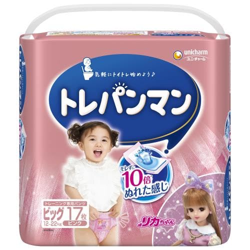 【まとめ買い】トレパンマンピンクビッグ１７枚 容量17ﾏｲ×6点セット ユニ・チャーム（ユニチャーム） オムツ