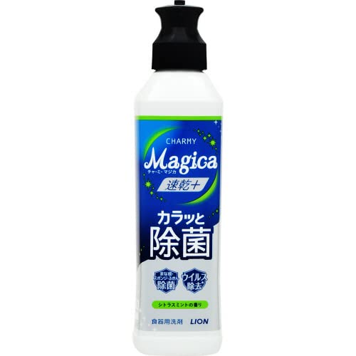 【まとめ買い】ＣＨＡＲＭＹ　Ｍａｇｉｃａ　速乾＋（プラス）カラッと除菌　シトラスミントの香り　本体 容量220ML×24点セット食器用洗剤