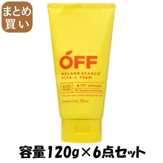 【まとめ買い】柑橘王子　メラノサーチＶｉｔａＣ洗顔 容量120G×6点セット コスメテックスローランド 洗顔・クレンジング
