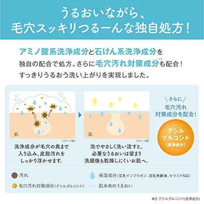 【まとめ買い】サナ　なめらか本舗　泡洗顔　ＮＣ 容量200ML×6点セット 常盤薬品 洗顔・クレンジング