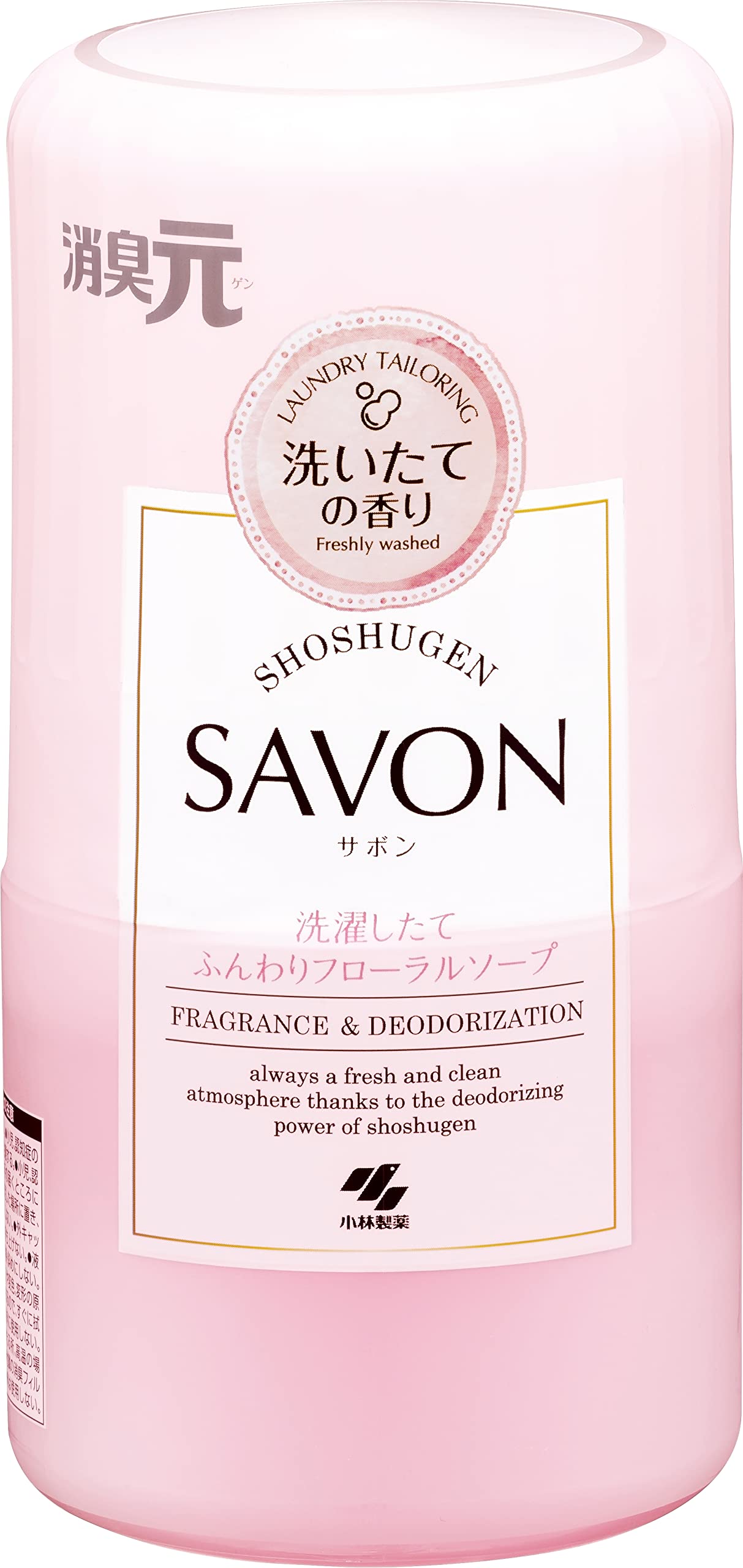 【まとめ買い】消臭元ＳＡＶＯＮ　洗濯したてふんわりフローラルソープ 容量400ML×10点セット 小林製薬 芳香剤・部屋用