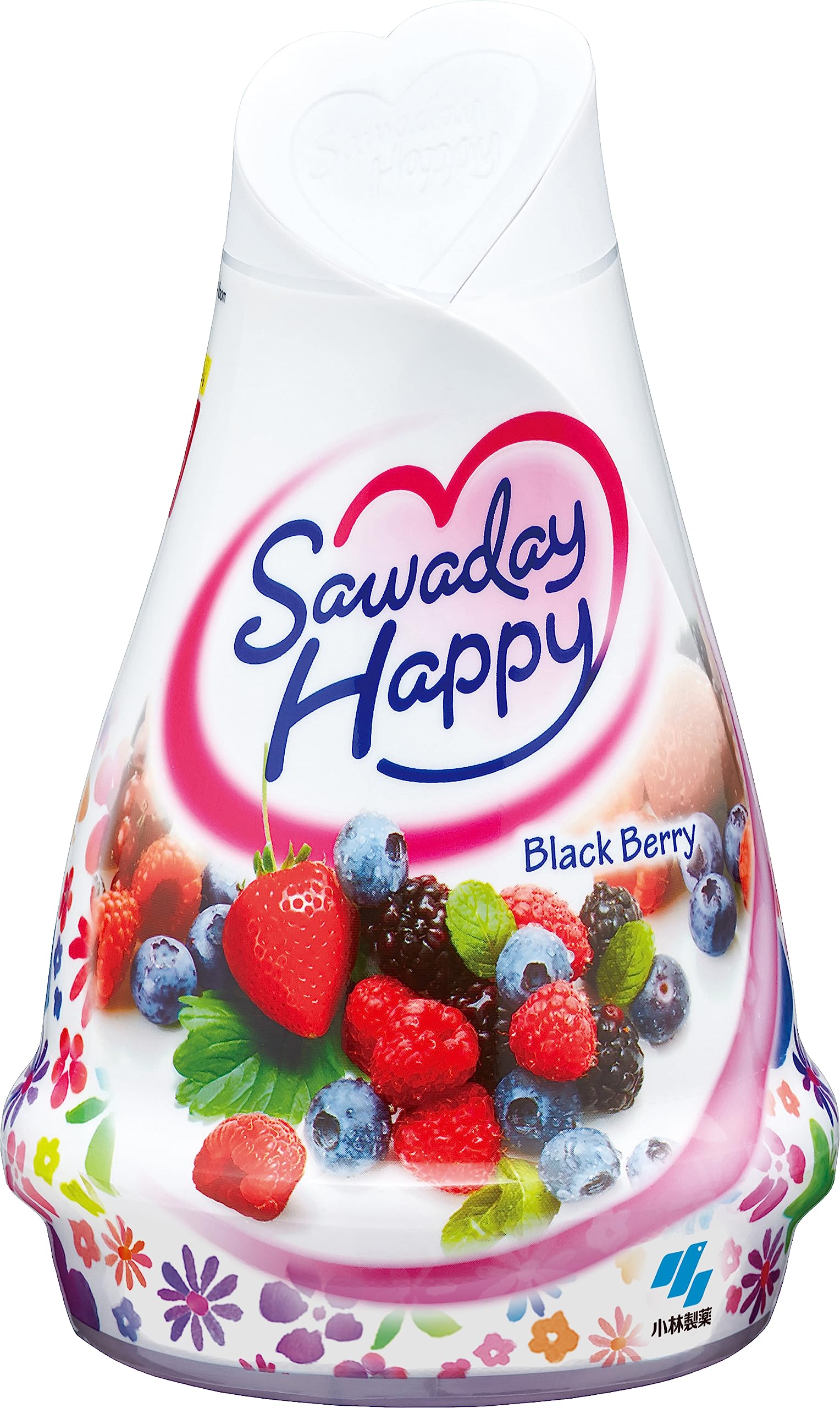 【まとめ買い】サワデーハッピー　ブラックベリー 容量120G×15点セット 小林製薬 芳香剤・部屋用