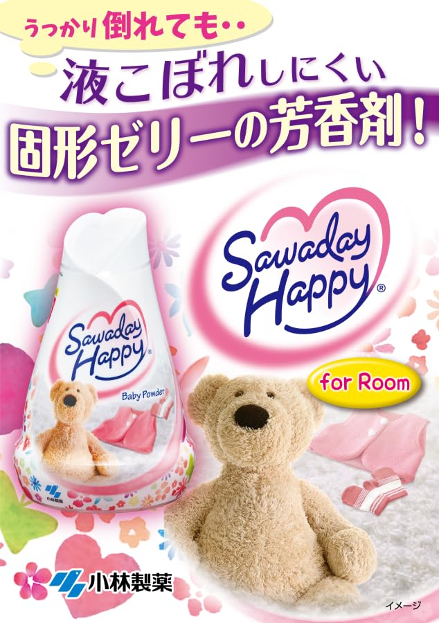 【まとめ買い】サワデーハッピー　フレンチバニラ 容量120G×15点セット 小林製薬 芳香剤・部屋用