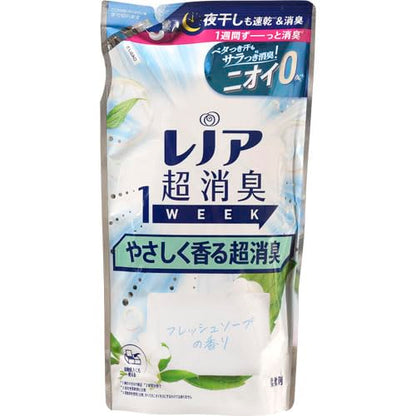 【まとめ買い】レノア超消臭１ｗｅｅｋやさしく香る超消臭フレッシュソープの香りつめかえ用 容量380ML×16点セットＰ＆Ｇ 柔軟剤
