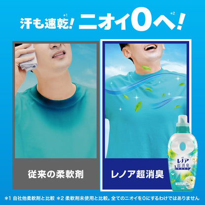 【まとめ買い】レノア超消臭１ｗｅｅｋみずみずしく香るフレッシュグリーンの香りつめかえ用特大サイズ容量920ML×8点セット柔軟剤