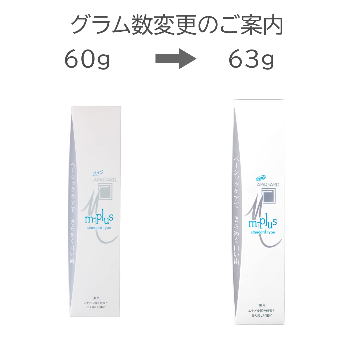 【まとめ買い】アパガードＭプラス６３ｇ 容量63G×6点セット サンギ 歯磨き