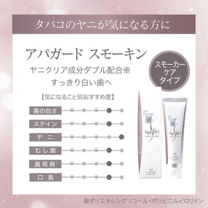 【まとめ買い】アパガードスモーキン５３ｇ 容量53G×6点セット サンギ 歯磨き