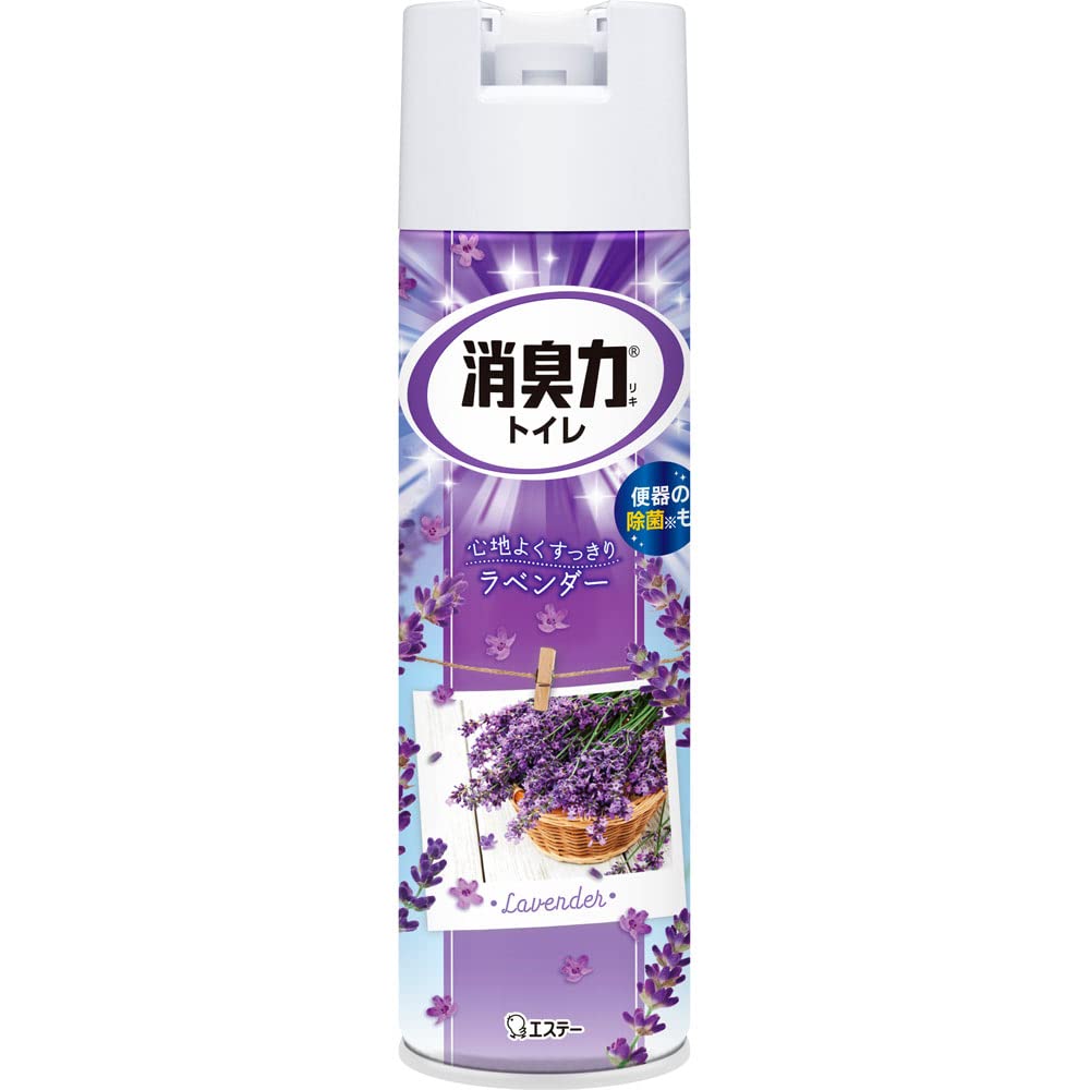 【まとめ買い】トイレの消臭力スプレー　ラベンダー　３６５ＭＬ 容量365ML×24点セット エステー 芳香剤・トイレ用