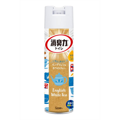 【まとめ買い】トイレの消臭力スプレー　イングリッシュホワイトティー　３６５ＭＬ 容量365ML×24点セットエステー 芳香剤・トイレ用