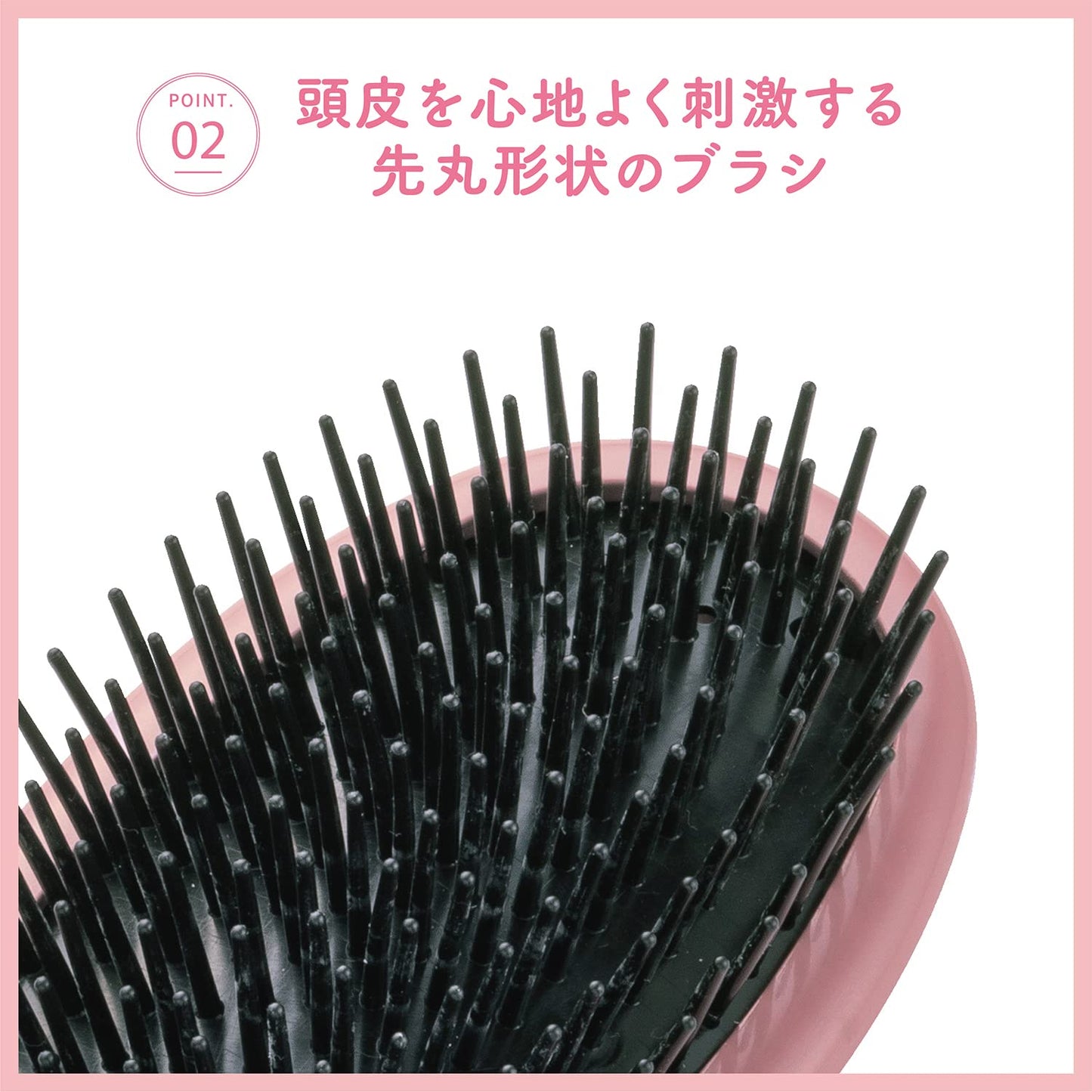 【まとめ買い】ＫＱ３１４９　ポリヘアブラシＬ（髪と頭皮に心地よいブラシ） 容量1ﾎﾝ×6点セット 貝印 ブラシ