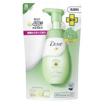 【まとめ買い】ダヴ　ニキビケア　クリーミー泡洗顔料　つめかえ用　１２５ｍｌ 容量125ML×24点セットユニリーバ 洗顔・クレンジング