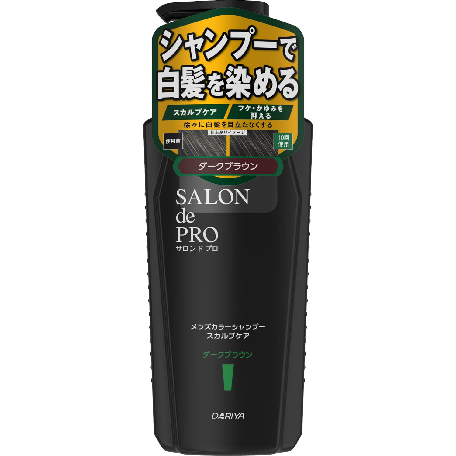 【まとめ買い】サロンドプロ　メンズカラーシャンプー　スカルプケア　＜ダークブラウン＞ 容量250ML×24点セットダリヤ 化粧品