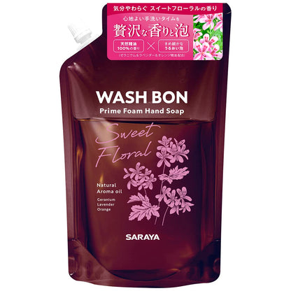 【まとめ買い】プライムフォーム　スイートフローラル　詰替　５００ｍＬ 容量500ML×18点セット サラヤ ハンドソープ