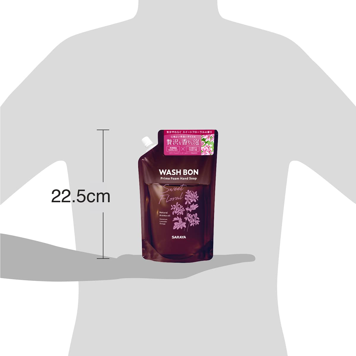 【まとめ買い】プライムフォーム　スイートフローラル　詰替　５００ｍＬ 容量500ML×18点セット サラヤ ハンドソープ