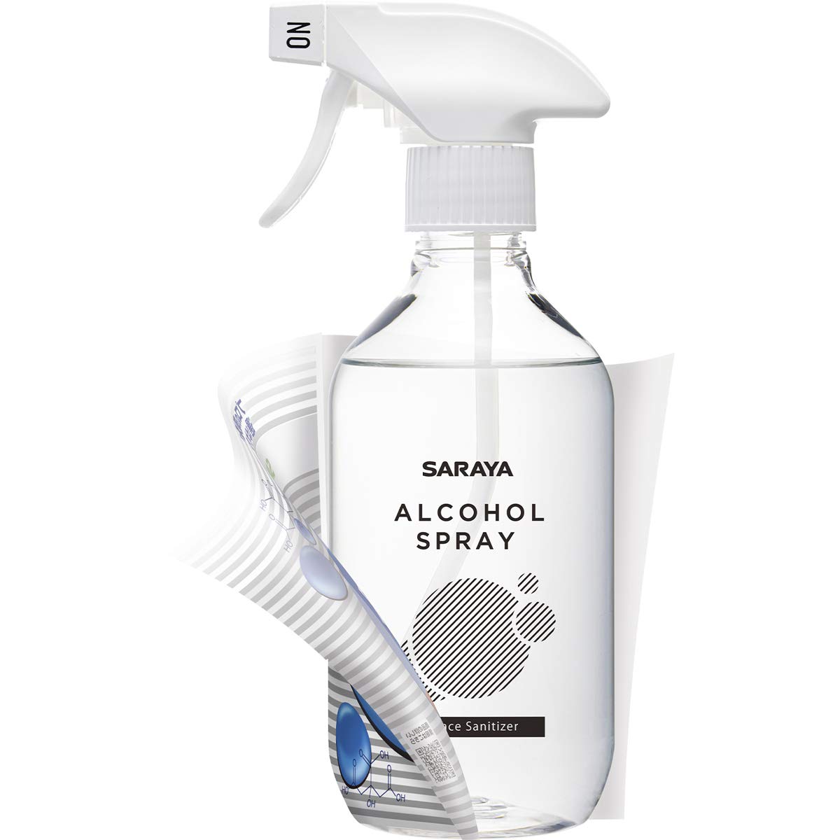 【まとめ買い】ＳＡＲＡＹＡ　ウイルス細菌除去スプレー　４００ｍｌ 容量400ML×24点セット サラヤ 食器用漂白