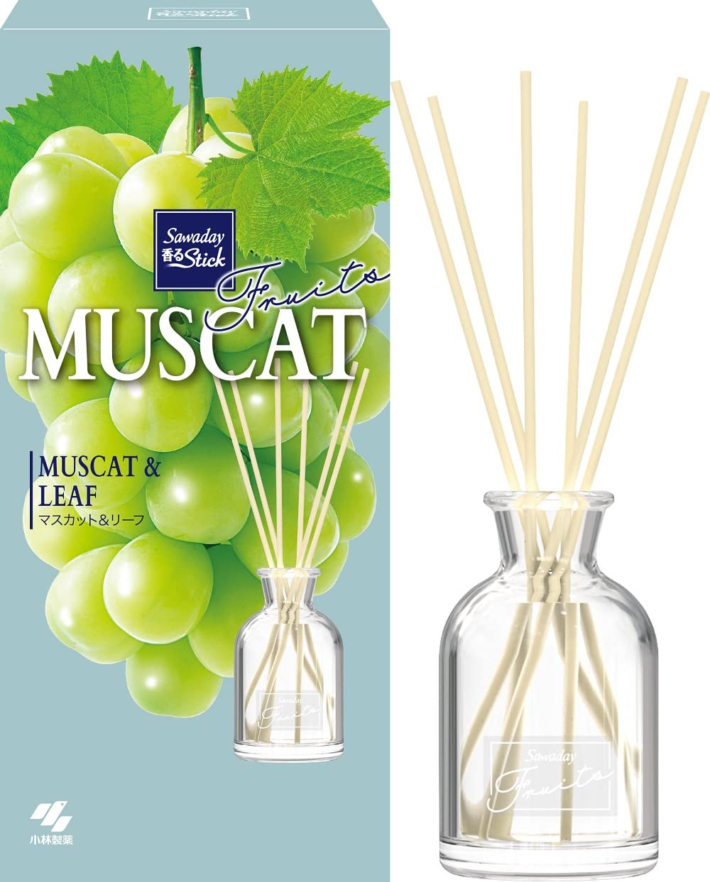 【まとめ買い】Ｓａｗａｄａｙ香るＳｔｉｃｋフルーツマスカットの香り 容量70ML×21点セット 小林製薬 芳香剤・部屋用