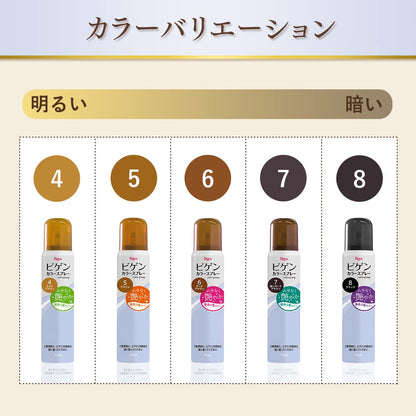 【まとめ買い】ビゲンカラースプレー４ 容量82G×27点セット ホーユー ヘアカラー・白髪用