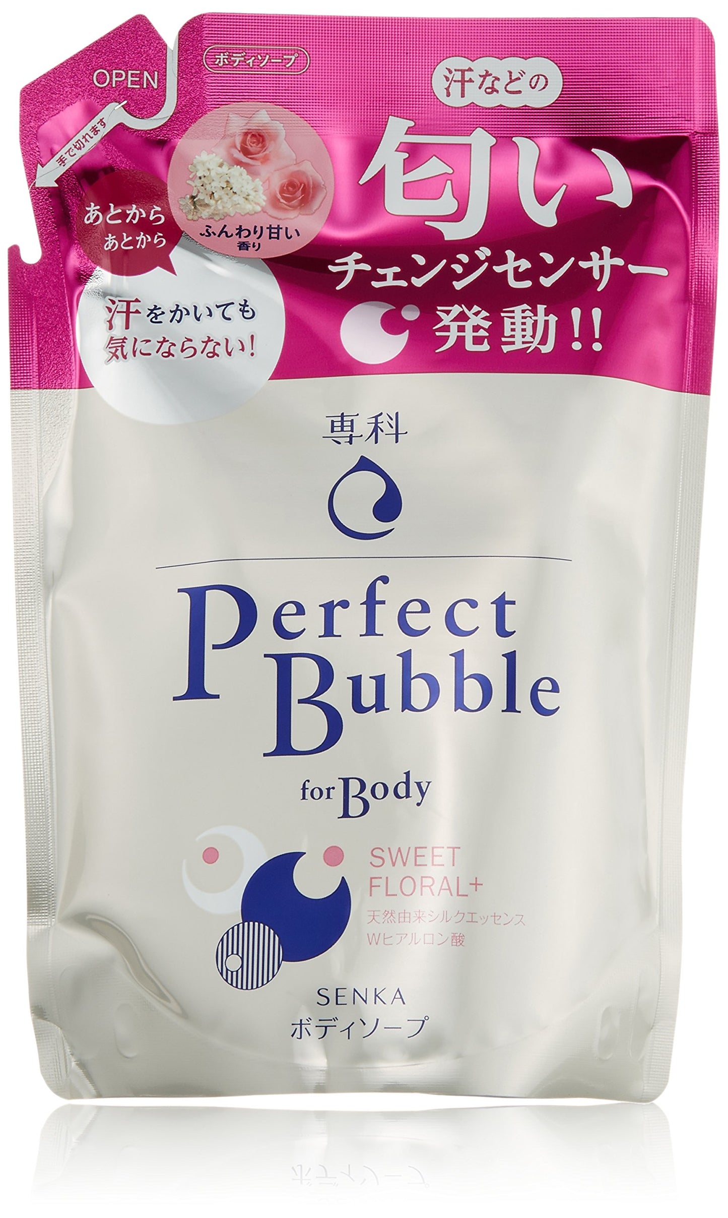 【まとめ買い】専科　パーフェクトバブル　フォーボディー　スウィートフローラル　つめかえ用